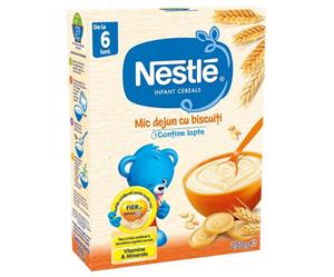 Nestle Cereale Mic de jun cu biscuiti si lapte 250 gr