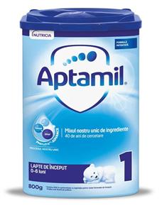 Aptamil 1, lapte de inceput, 800g, 0-6 luni