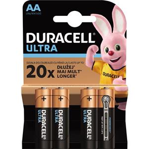 Baterii Duracell AA Ultra 4 bucati