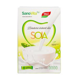 Bautura instant din soia pudra SanoVita 400 g