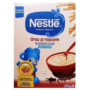 Cereale Nestlé Orez cu roscove, 250g, inceperea diversificarii
