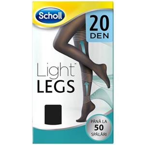  Ciorapi compresivi Scholl Light Legs, 20 DEN, Negru, marime S