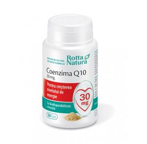 Coenzima Q10, 30 mg, 30 capsule, Rotta Natura