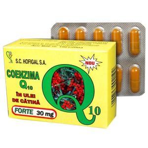 Coenzima Q10 in ulei de catina forte 30 mg