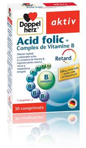 Doppel Herz Acid folic+Complex de Vitamine B 30 comprimate