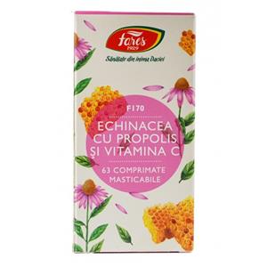 Echinacea cu Propolis si Vitamina C F170 63 comprimate masticabile 