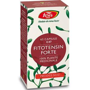 Fitotensin Forte, 63 capsule , Fares