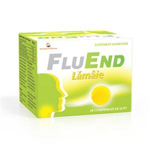 FluEnd Lamaie, 20 comprimate de supt, Sun Wave Pharma