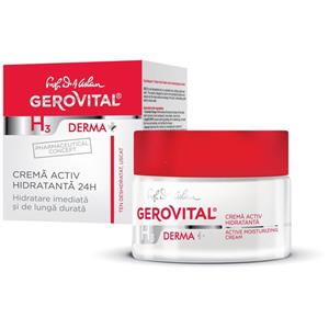 Gerovital H3 DERMA+ Crema Activ Hidratanta 24 H 50 mle