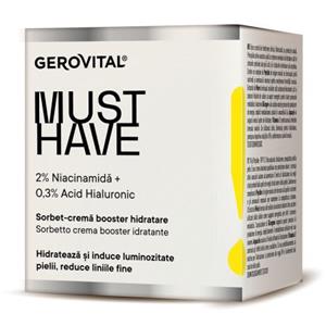Gerovital Must Have Sorbet-crema booster hidratare 50 ml