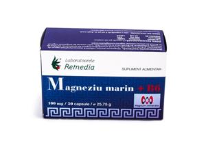 Magneziu Marin + B6 (5 blistere x 10 capsule)