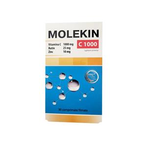 Molekin Vitamina C1000+Rutin+Zn 30 comprimate