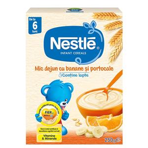 Nestle - Cereale mic dejun cu grau si fructe 250 gr de la 6 luni