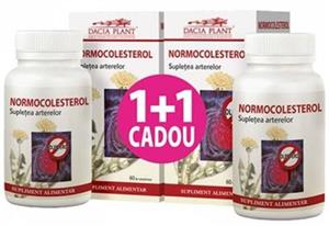 Normocolesterol 60 cp, 1+1 CADOU, Dacia Plant