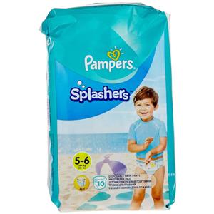 Pampers Splashers nr. 5-6, 14 kg+, 10 buc