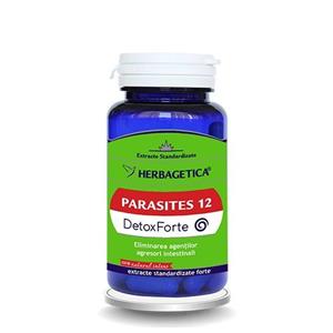 Parasites 12 detox forte 60 capsule Herbagetica