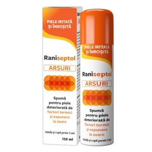 Raniseptol arsuri spuma, 150 ml