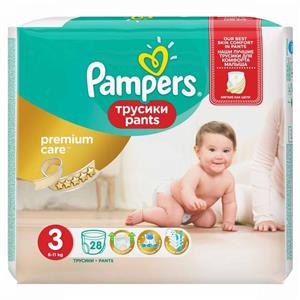 Scutece Pampers Pants Premium Care nr.3, 6-11 kg, 28 buc