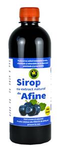 Sirop cu extract natural de Afine fara zahar Hypericum 500 ml