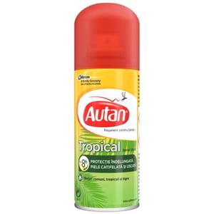 Spray anti-intepaturi insecte Autan Tropical, 100 ml