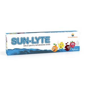 Sun-Lyte, saruri de rehidratare orala, 8 plicuri, Sun Wave Pharma