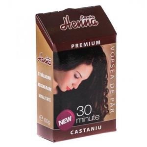 Vopsea Par Henna Sonia Premium Castaniu, Kian Cosmetics, 60 g