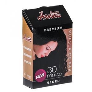 Vopsea Par Henna Sonia Premium Negru, Kian Cosmetics, 60 g
