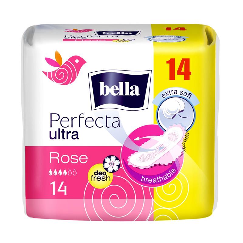 Absorbante Bella Perfecta Ultra Rose, 14 buc
