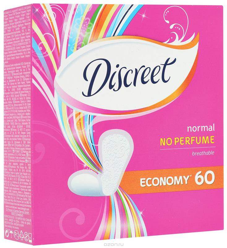 Absorbante zilnice Discreet normal deo 60 buc 