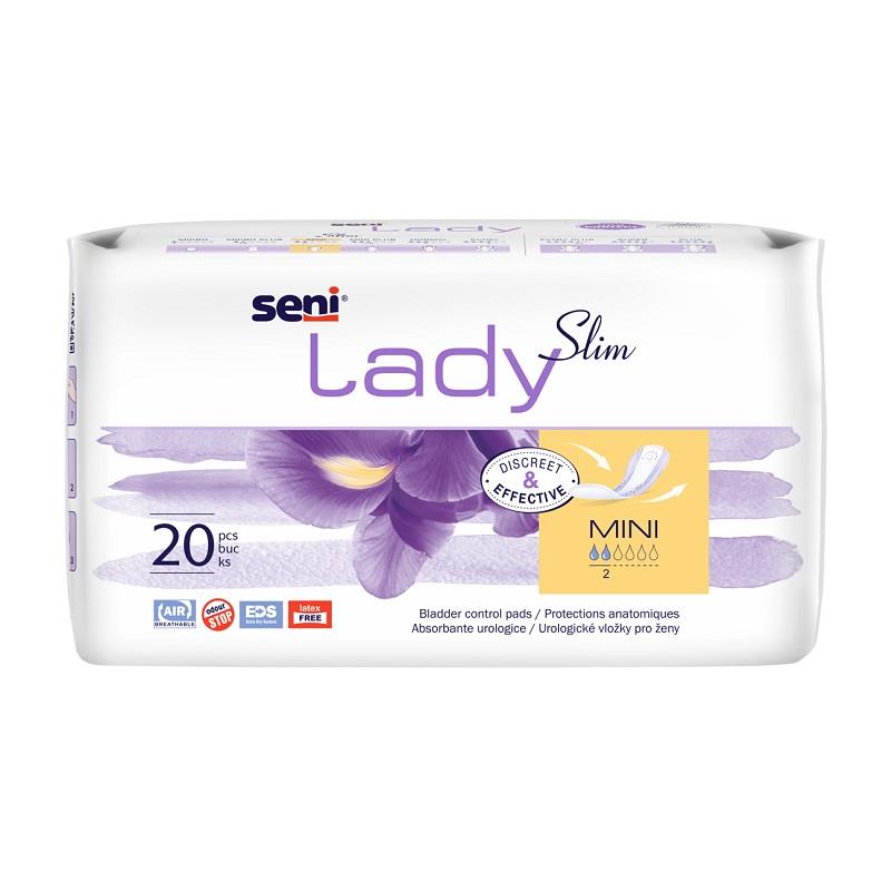 Absorbante zilnice Lady Slim, Mini, 20 bucati, Seni