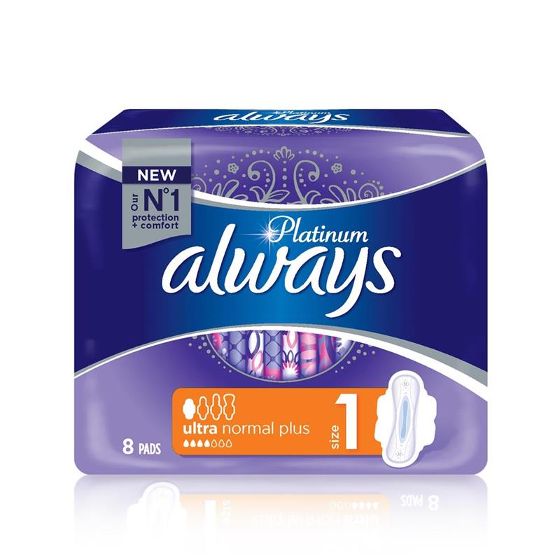 Always  platinum absorbante ultra normal plus x 8 