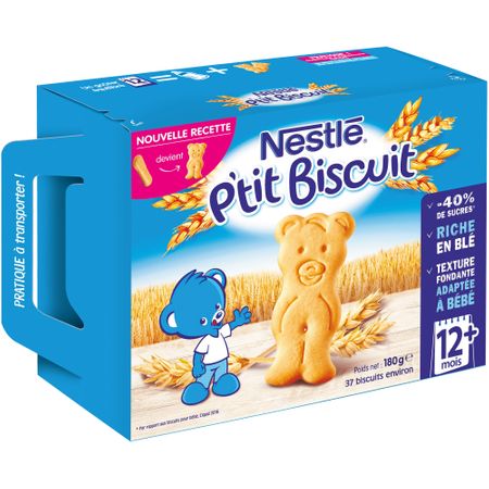 Biscuiti P`tit Nestle de la 12 luni ,180 gr 