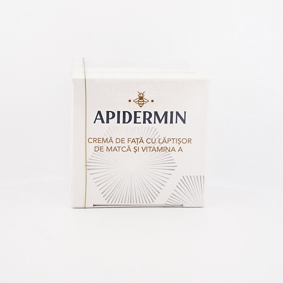 Crema de fata cu laptisor de matca si Vitamina A Apidermin, 50 ml, Complex Apicol