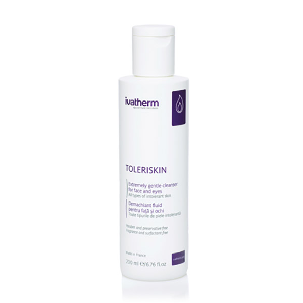 Ivatherm Demachiant fluid pentru fata si ochi TOLERISKIN 200 ml