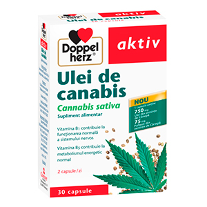 Doppelherz Aktiv Ulei de canabis, 30 capsule