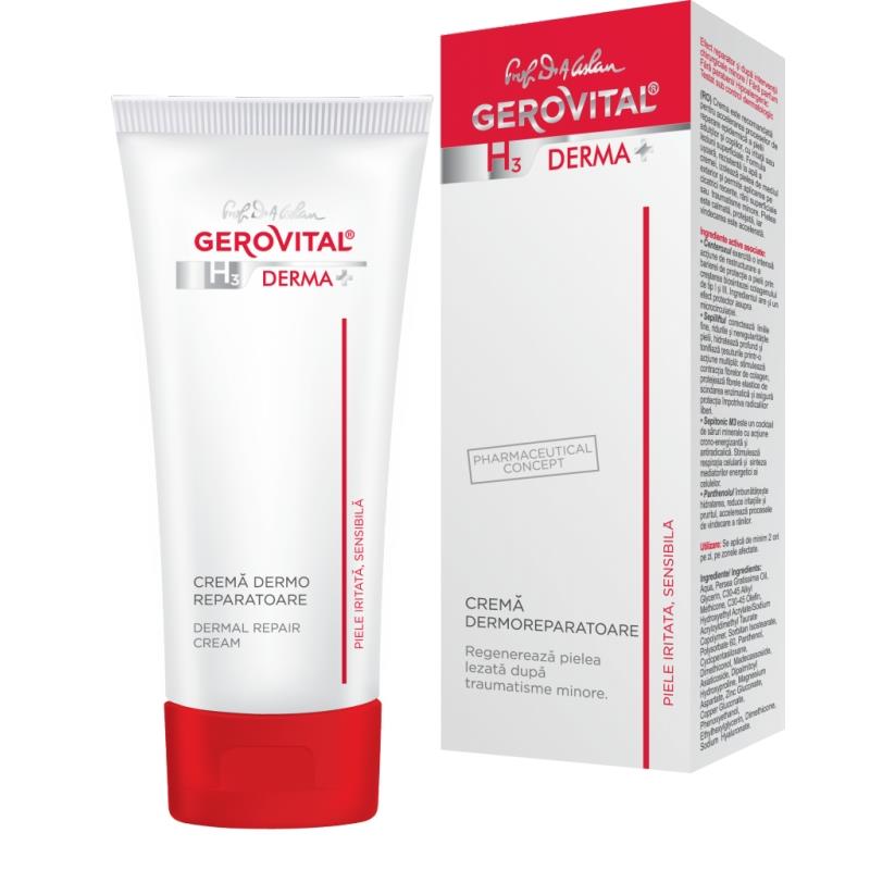 Gerovital H3 DERMA+ Crema dermoreparatoare 50 ml