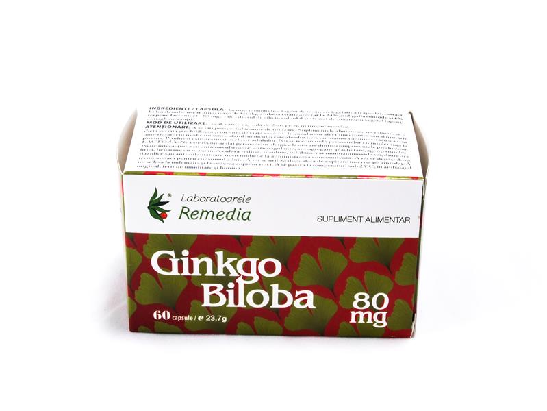 Ginkgo biloba 80mg