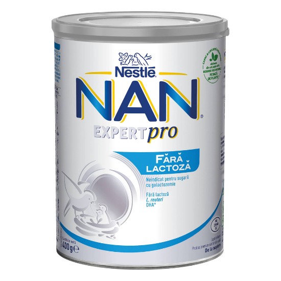 Lapte praf NAN fara lactoza 400 gr