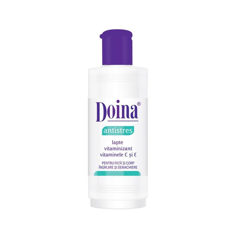 Lapte vitaminizant vitaminele C si E Doina pentru fata si corp, 200 ml 