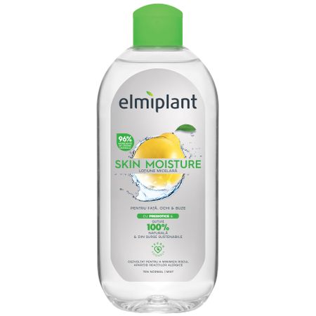 Lotiune micelara pentru fata, ochi si buze Elmiplant, 400 ml