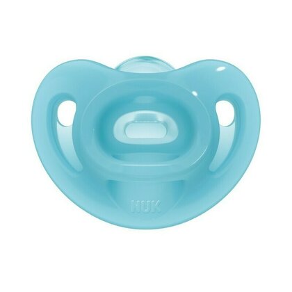 NUK - Suzeta Sensitive Silicon M2 Bleu 6-18 luni