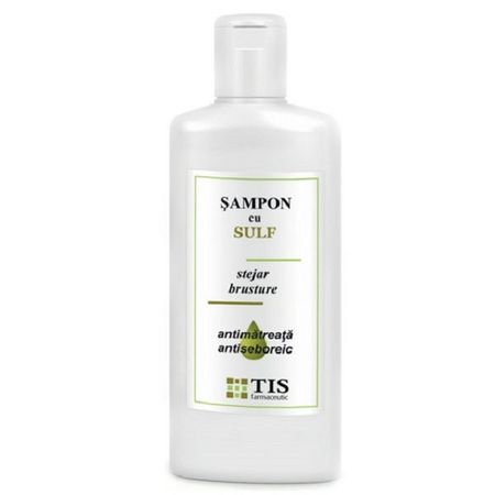 Sampon cu sulf antimatreata,antiseboreic TIS FARMACEUTIC 100 ml