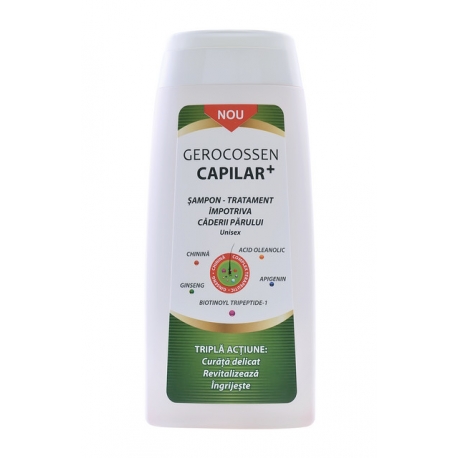 Sampon tratament impotriva caderii parului unisex Gerocossen Capilar+ 275ml