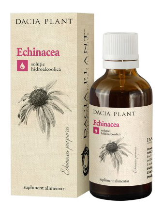 Solutie hidroalcoolica Echinacea, Dacia Plant, 50 ml