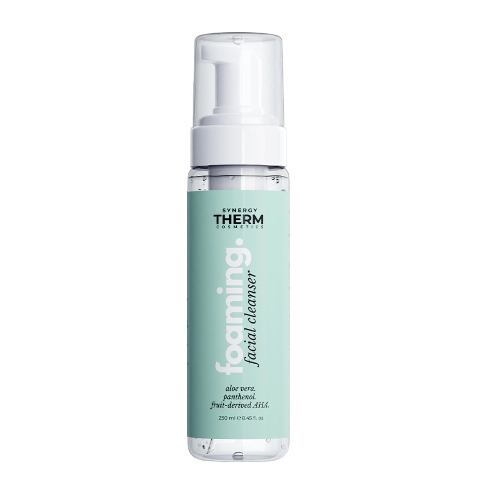 Spuma de Curatare Ten Foaming Facial Cleanser cu Aloe Vera si Panthenol Synergy Therm, 250 ml